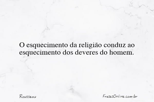 Frase de Rousseau