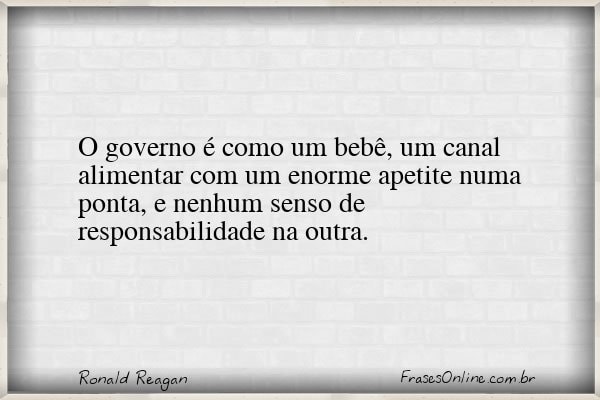 Frase de Ronald Reagan
