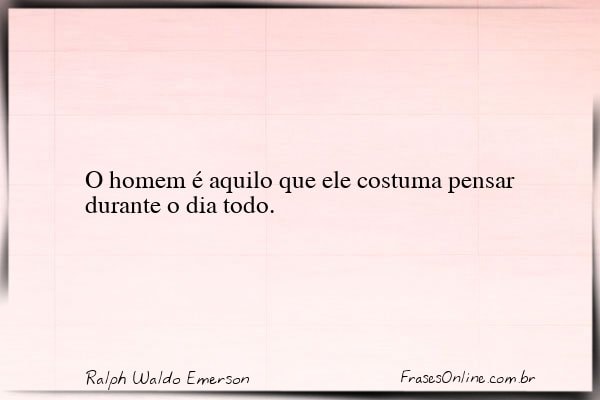 Frase de Ralph Waldo Emerson