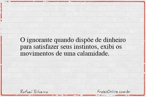 Frase de Rafael Silveira