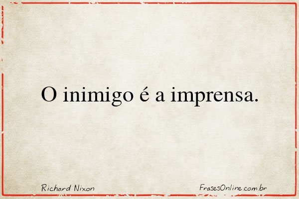 Frase de Richard Nixon