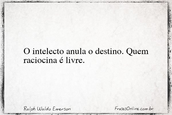 Frase de Ralph Waldo Emerson