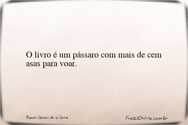 Frase de Ramón Gómez de la Serna