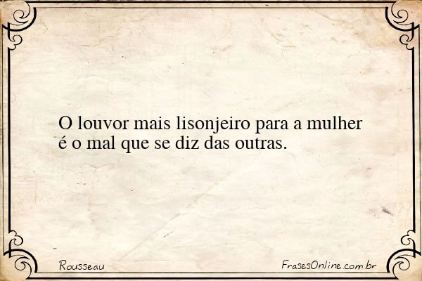 Frase de Rousseau