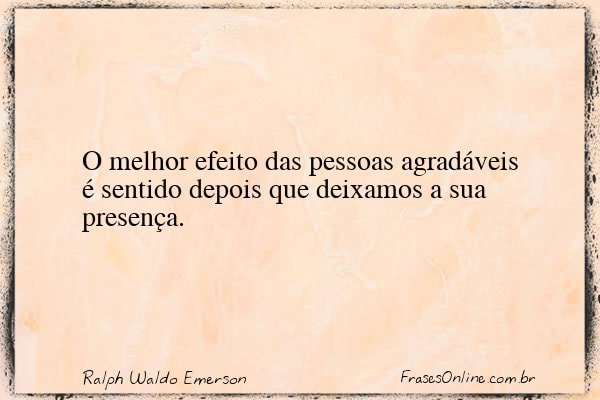 Frase de Ralph Waldo Emerson