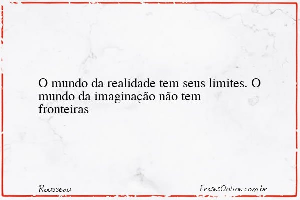 Frase de Rousseau