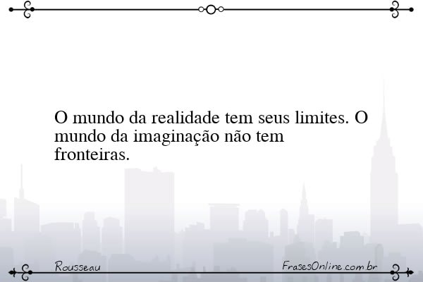 Frase de Rousseau