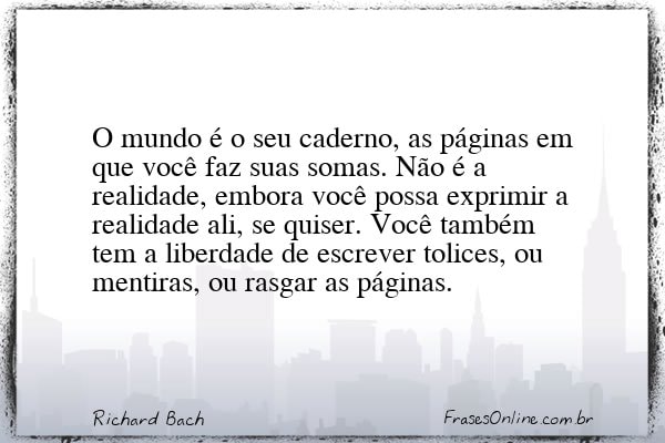 Frase de Richard Bach