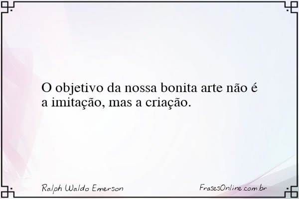 Frase de Ralph Waldo Emerson