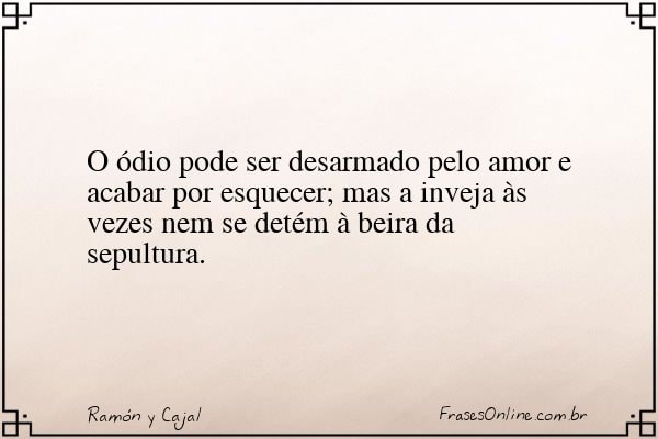 Frase de Ramón y Cajal