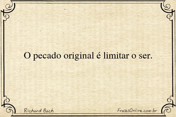 Frase de Richard Bach