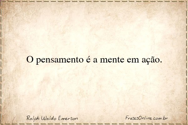 Frase de Ralph Waldo Emerson