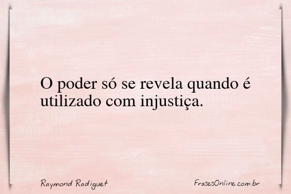 Frase de Raymond Radiguet