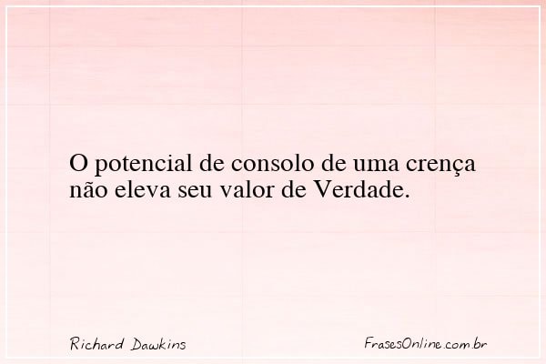 Frase de Richard Dawkins