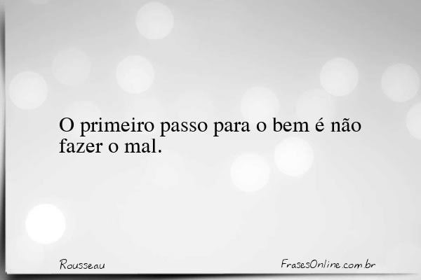 Frase de Rousseau