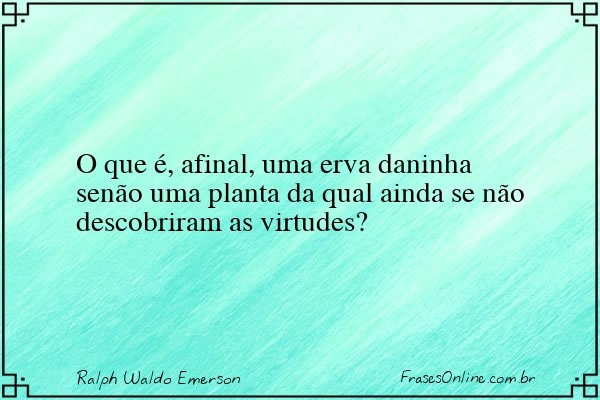 Frase de Ralph Waldo Emerson