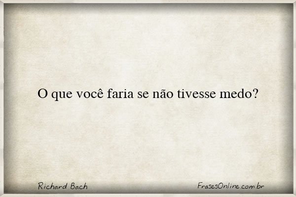 Frase de Richard Bach