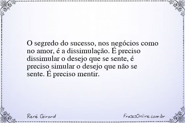 Frase de René Girard