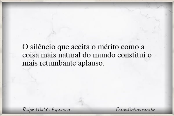 Frase de Ralph Waldo Emerson