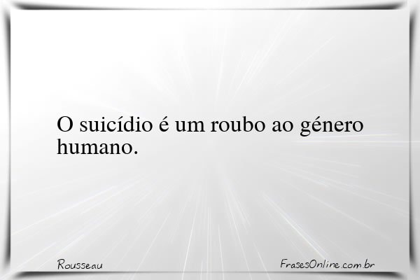 Frase de Rousseau