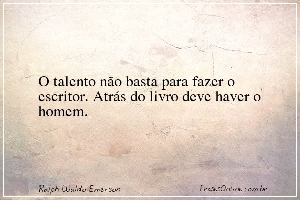 Frase de Ralph Waldo Emerson