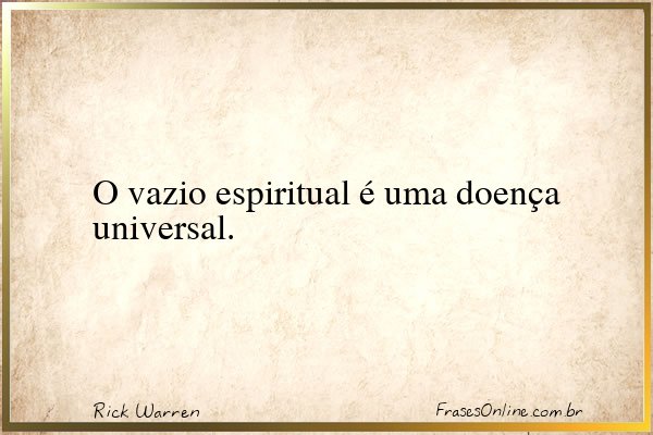 Frase de Rick Warren