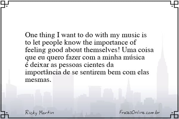 Frase de Ricky Martin