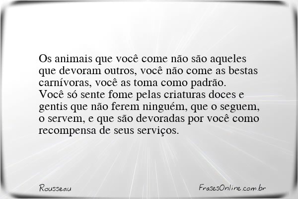 Frase de Rousseau