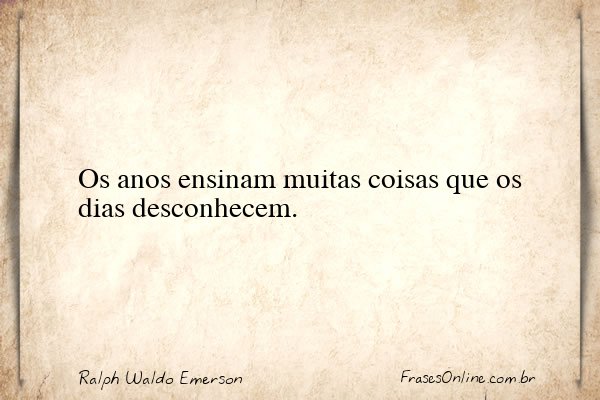 Frase de Ralph Waldo Emerson
