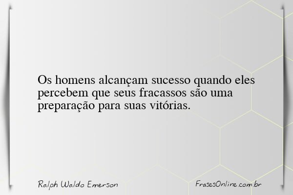Frase de Ralph Waldo Emerson