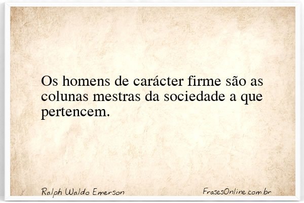 Frase de Ralph Waldo Emerson