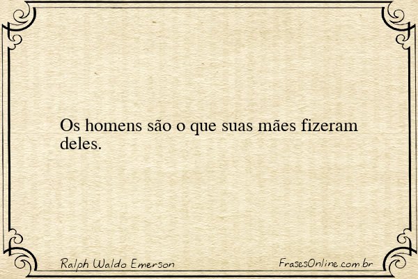 Frase de Ralph Waldo Emerson