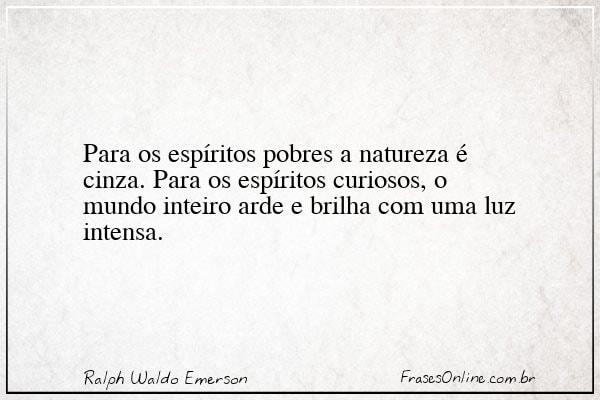 Frase de Ralph Waldo Emerson