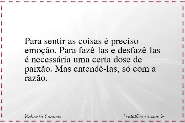 Frase de Roberto Campos