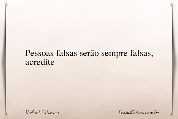 Frase de Rafael Silveira