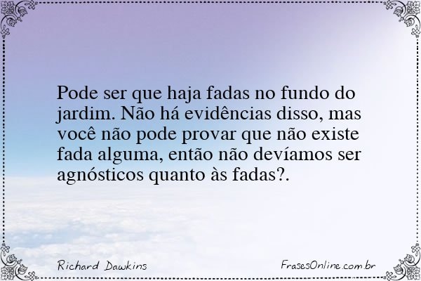 Frase de Richard Dawkins