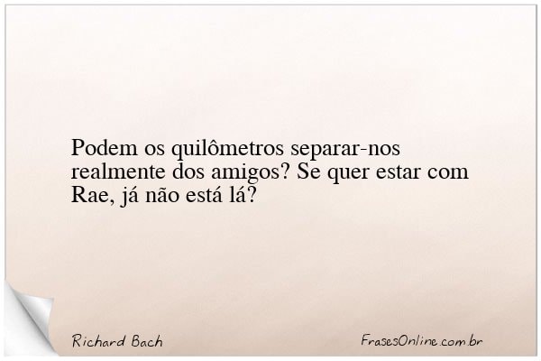 Frase de Richard Bach