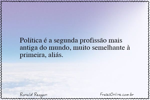 Frase de Ronald Reagan