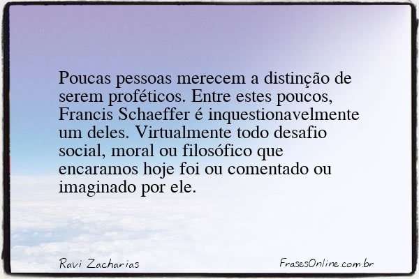 Frase de Ravi Zacharias