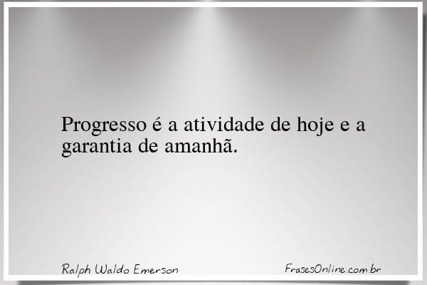 Frase de Ralph Waldo Emerson