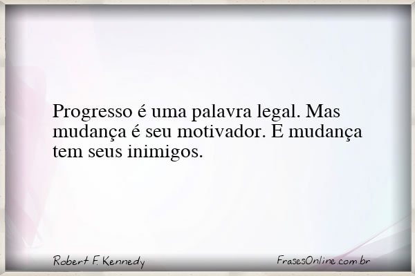 Frase de Robert F. Kennedy