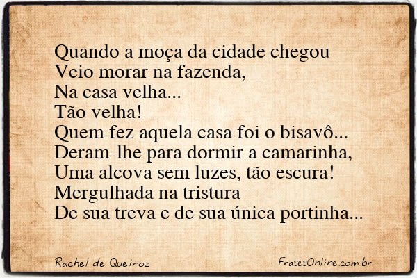 Frase de Rachel de Queiroz