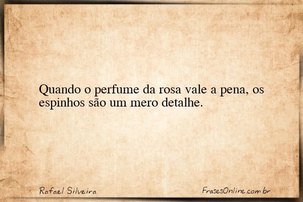 Frase de Rafael Silveira