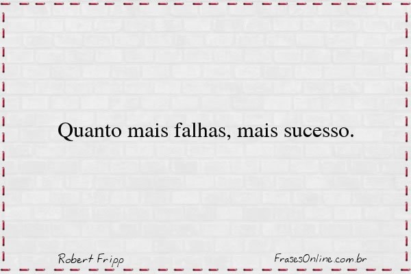 Frase de Robert Fripp