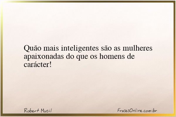 Frase de Robert Musil