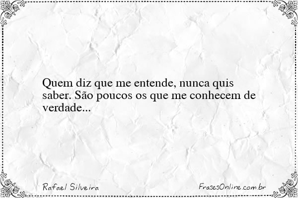 Frase de Rafael Silveira