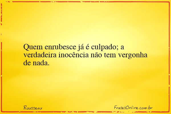 Frase de Rousseau