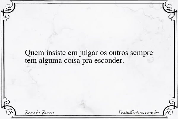 Frase de Renato Russo