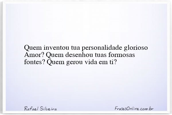 Frase de Rafael Silveira