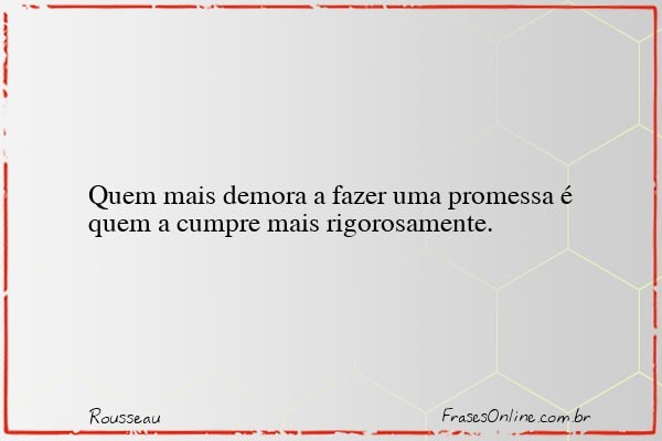 Frase de Rousseau